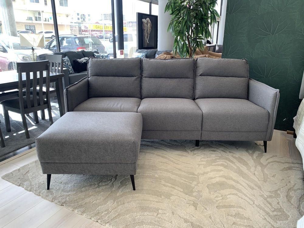 SOFA IRVING U463210080 C/OTTOMAN GREY ULTIMATE