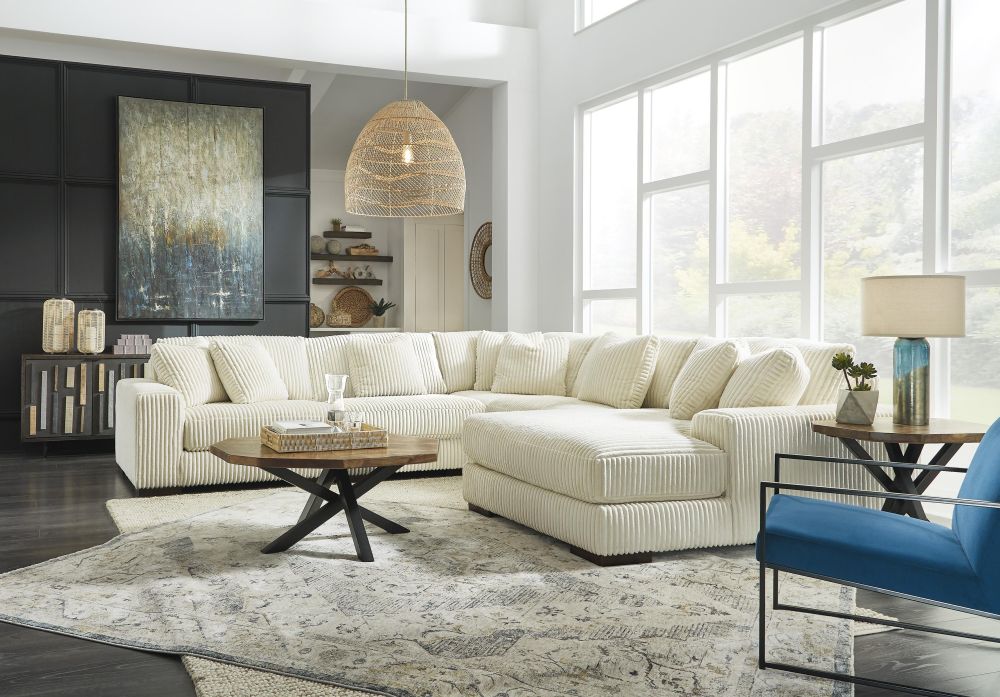 SALA MODULAR LINDYN 21104 IVORY 5 PIEZAS