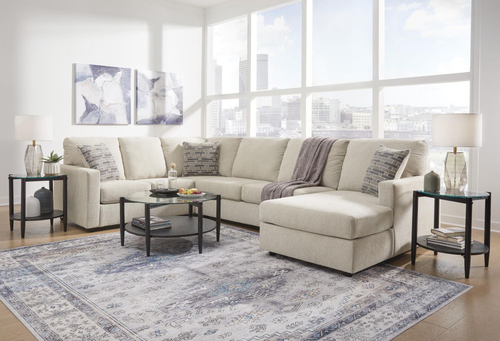 SALA MODULAR EDENFIELD 17/34/48 LINEN RAF CORNER CHAISE