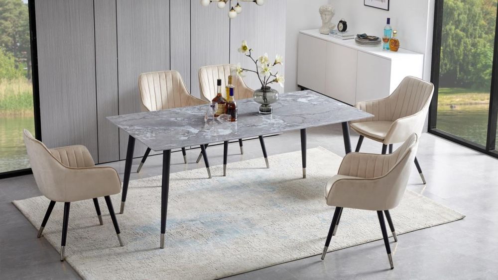 COMEDOR DUBAI GREY H1658/H0408 6 PUESTOS