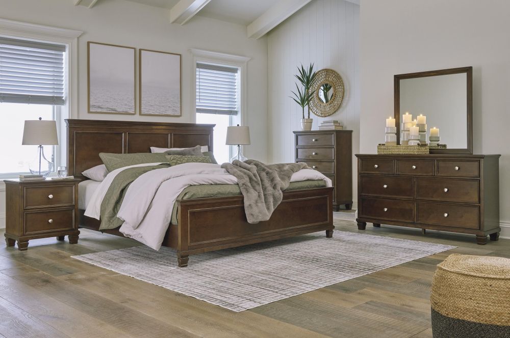 CAMA Y MESAS DANABRIN KING B685 PANEL CHOCOLATE