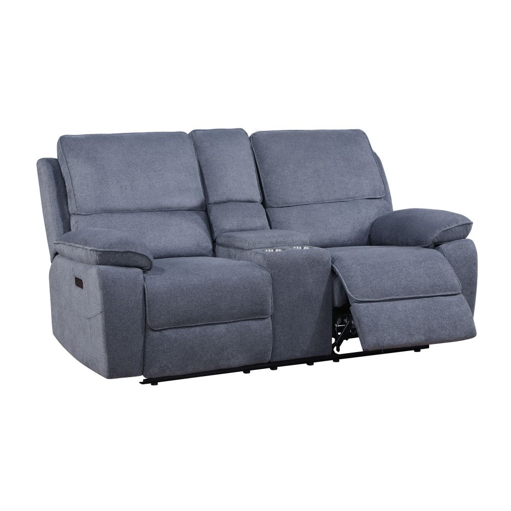 LOVESEAT C/CONSOLA U81723-42 MELANGE CHARCOAL