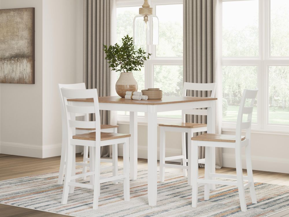 COMEDOR GESTHAVEN D398-223 (SET OF 5) NATURAL WHITE