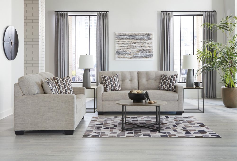 SALA SOFA Y LOVESEAT MAHONEY 31004 PEBBLE