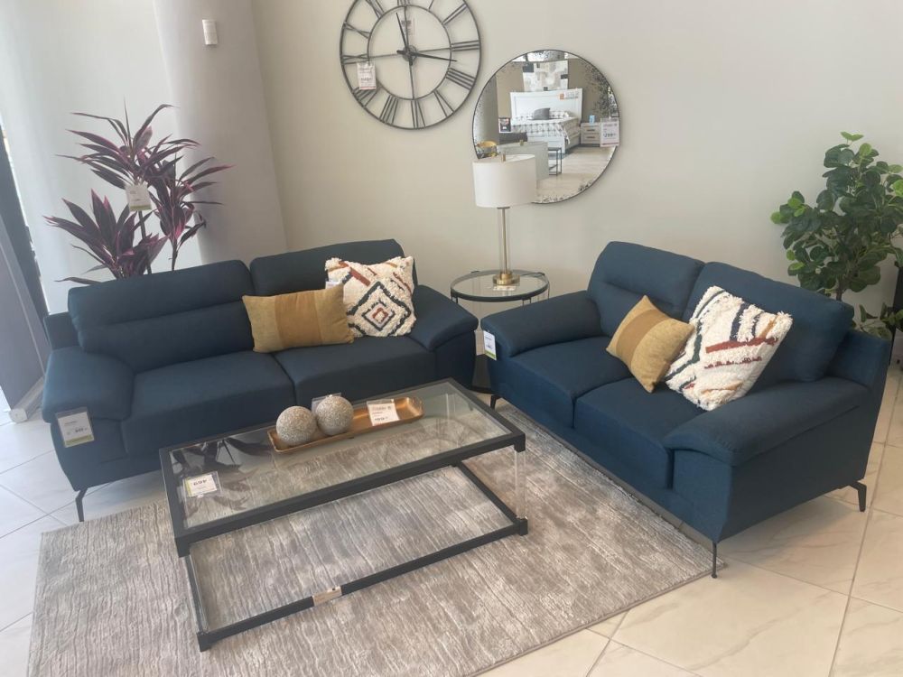 SALA SOFA Y LOVESEAT ENZO BONO-321 DEEP BLUE MALMO