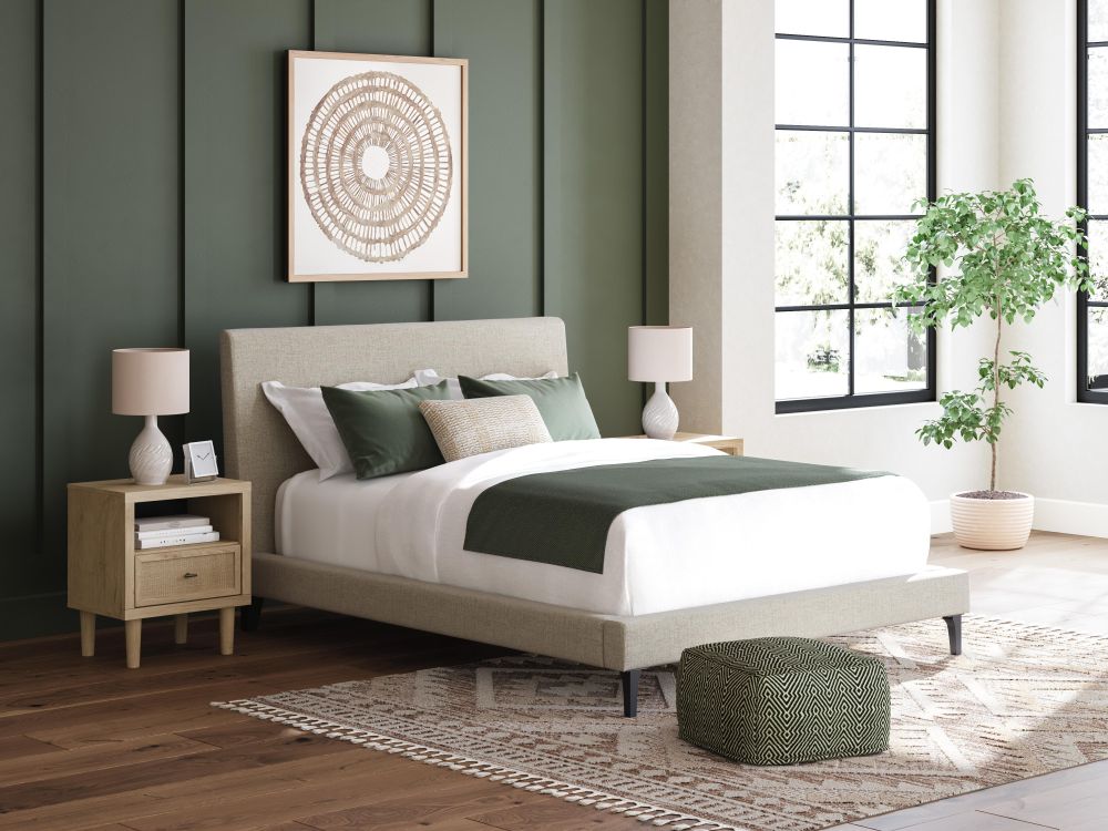 CAMA CIELDEN QUEEN B1199-81 UPH SOFT GREY
