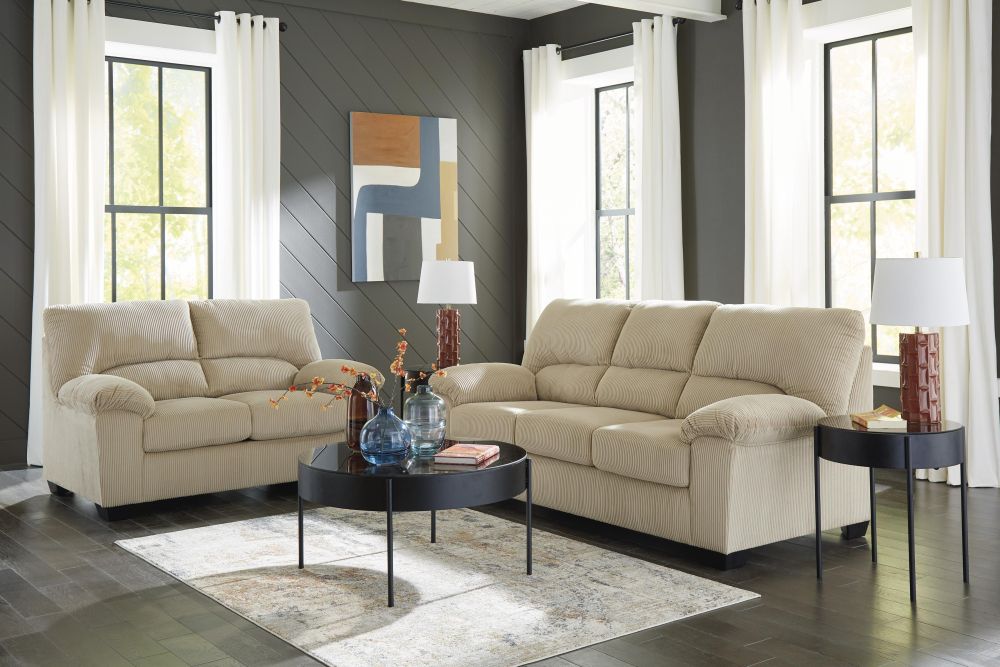 SALA SOFA Y LOVESEAT SIMPLEJOY 24203 SAND