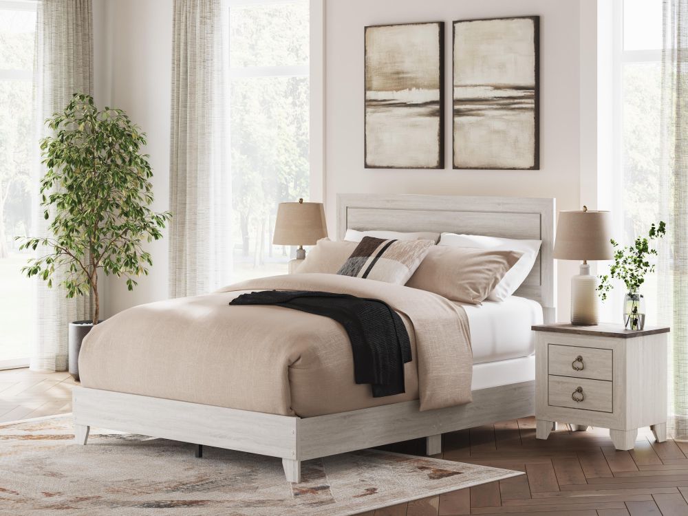 CAMA Y MESAS LAIGMEYER B4804 QUEEN WHITEWASH