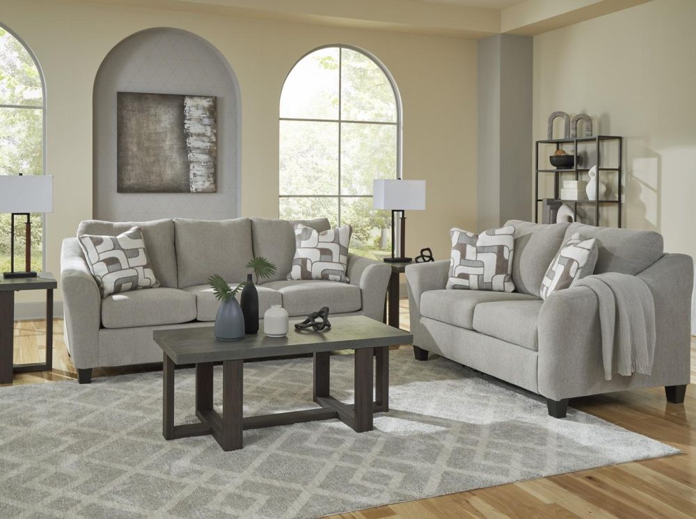 SOFA Y LOVESEAT WILLARAE 59803 TAUPE