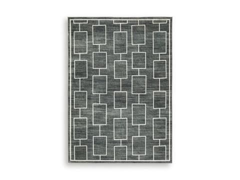 ALFOMBRA ELDERLAND R407402 BLACK/GRAY