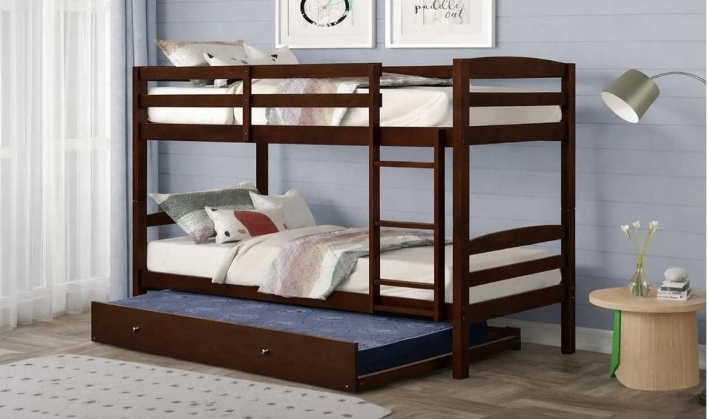 CAMAROTE CB888E TWIN TWIN ESPRESSO C/ TRUNDLE