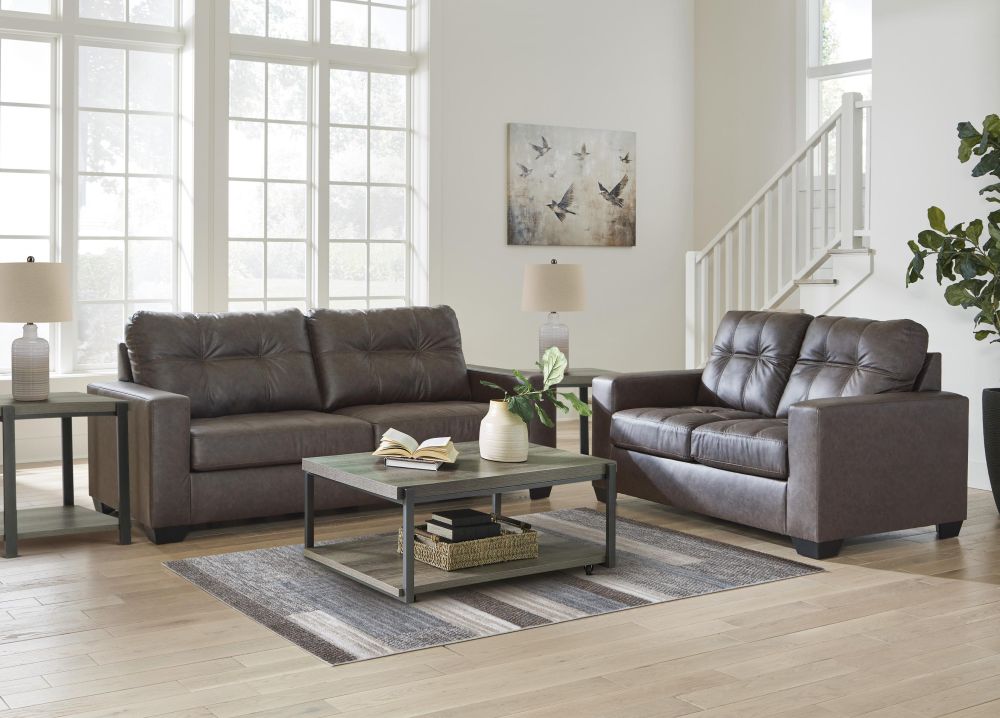 SALA SOFA Y LOVESEAT BARLIN MILLS 17003 UMBER