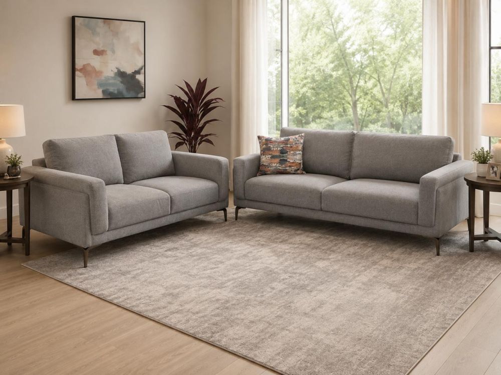 SALA SOFA Y LOVESEAT KW2012 B856 GRIS