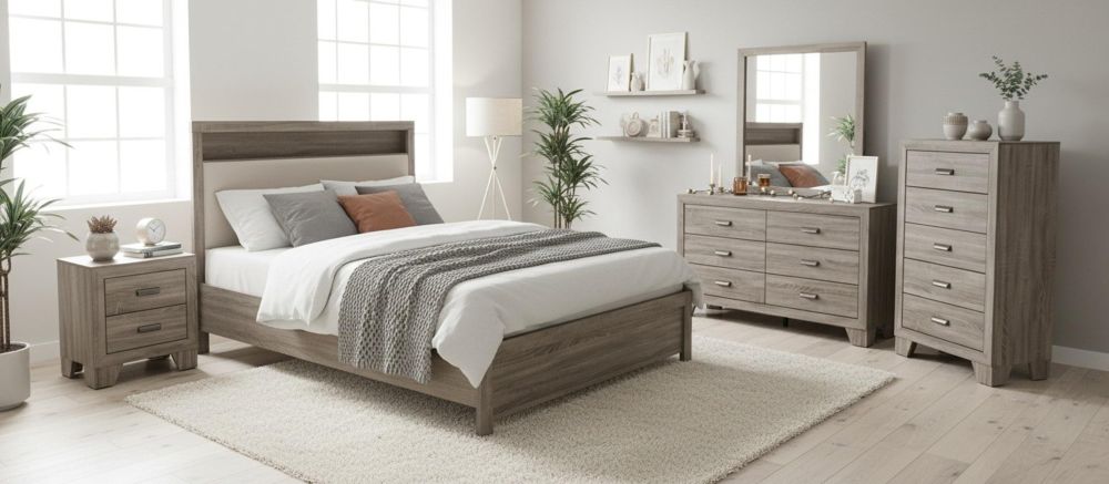 SET DE CAMA OAKDALE 741 (5 PZS)