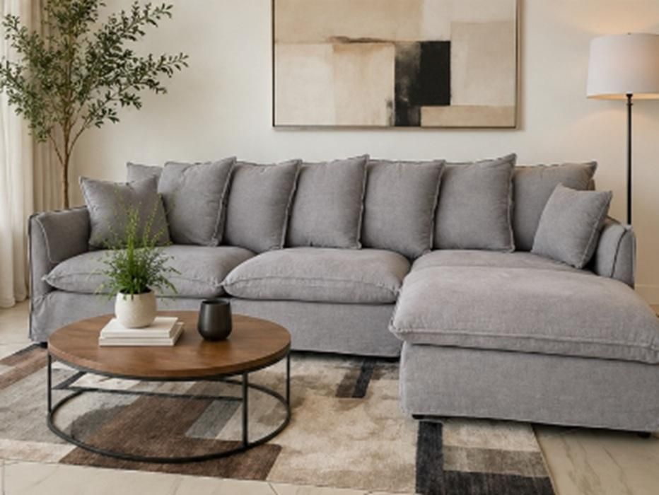 MODULAR HOBART 78052 GREY RHF CHAISE