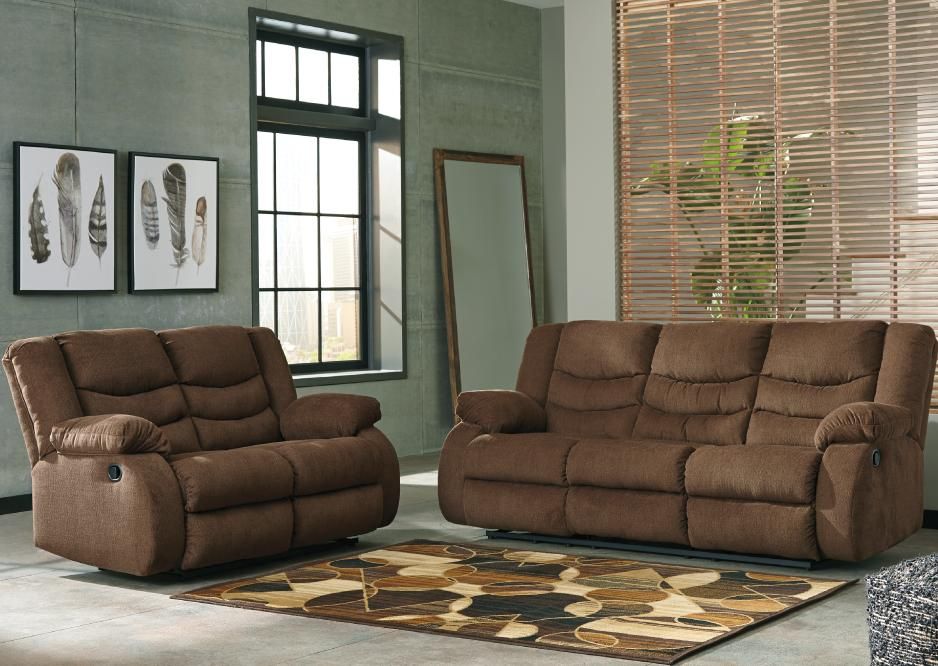 SALA SOFA Y LOVESEAT TULEN 98605 CHOCOLATE Furniture City