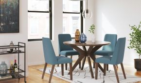 COMEDOR LYNCOTT REDONDO D615 AZUL