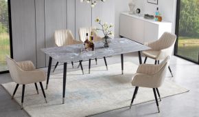 COMEDOR DUBAI GREY H1658/H0408 6 PUESTOS