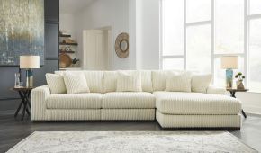 SALA MODULAR LINDYN 21104 IVORY 3 PIEZAS