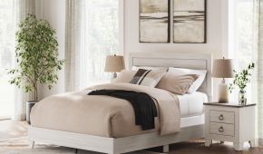 CAMA Y MESAS LAIGMEYER B4804 QUEEN WHITEWASH