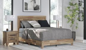 CAMA Y MESAS FINARIA B4802 QUEEN WARM BROWN