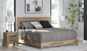 CAMA Y MESAS FINARIA B4802 KING WARM BROWN
