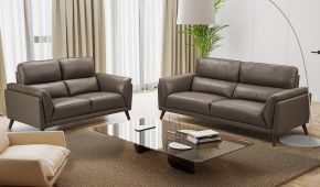 SALA SOFA Y LOVESEAT BENJI BUFFALO BROWN