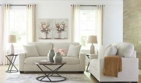 SALA SOFA Y LOVESEAT AMESLEY 32006 IVORY