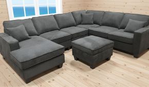 SALA MODULAR AXIS GREY LHF CHAISE