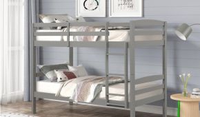 CAMAROTE CB888G TWIN TWIN GRIS C/TRUNDLE