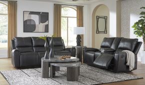 SALA SOFA Y LOVESEAT DANEMERE U1170 BLACK