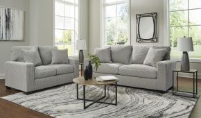 SALA SOFA Y LOVESEAT AMESLEY 32005 SMOKE