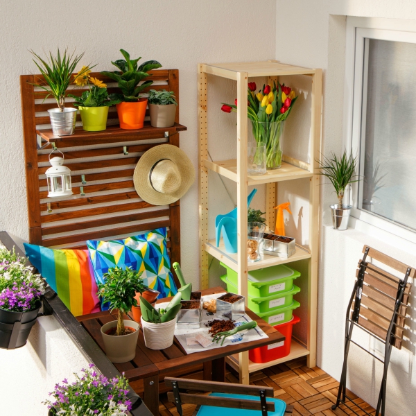 CÃ³mo decorar balcones pequeÃ±os